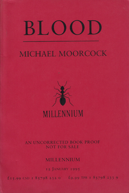 <b><i>Blood: A Southern Fantasy</i></b>, 1995, Millennium trade p/b proof
