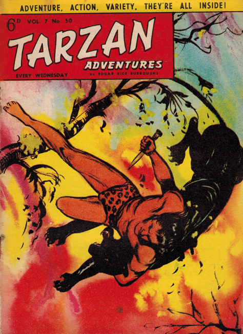 1958 <b><I>Tarzan Adventures</I></b> (<b>Vol. 7  No. 50</b>), ed. M.M.