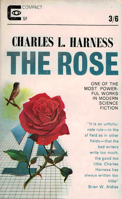 1966 The Rose, by Charles L. Harness, Compact p/b